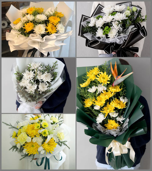 甘肃省武威天祝藏族自治县白事花束代送